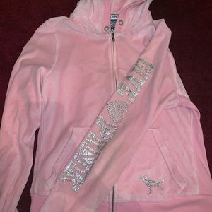 Victoria’s Secret Velour Zip Up